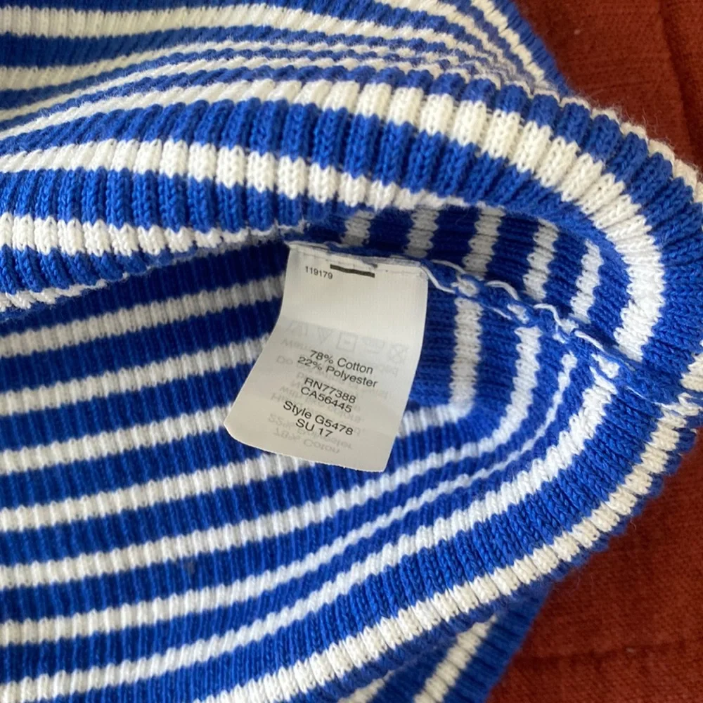 Madewell Off-the-Shoulder Sweater in Stripe - Picture 4 of 5